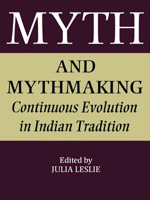 cover image of Myth and Mythmaking